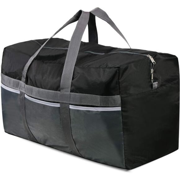 Foldable Travel Bag, Large Sports Bag, 75L/96L/100L, Lightweight Waterproof Tote